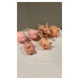 Vintage Vinyl "Soft Touch" Promotional Piggy Bank Collection - Babe & Banks