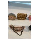 Huge Designer-Style Miniature Purse Collection - 27 Piece Jeweled & Textured Resin Set