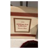 Avon 1876 Cape Cod Collection – Ruby Red Glass Dinner & Luncheon Plate Set – 18 Pieces Total