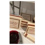 Avon 1876 Cape Cod Collection – Full Ruby Red Dessert Service – 26 Piece Set