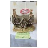 David Winter Cottages Collection – 4 Piece Hand-Painted Set – Includes Tudor Manor & The Pavilion