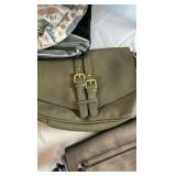 Assorted Handbag & Tote Collection – 6 Piece Variety Set – Crossbody, Shoulder & Canvas Bags