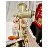 Vintage Keystone No. 20 cast iron manual meat grinder