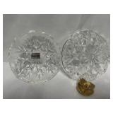 Set of 3 Lead crystal candy dishes