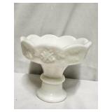 Set of 4 Milk glass items
