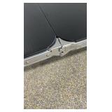 Adjustable Height Folding Table with Padded Surface