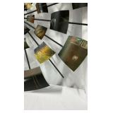 Mid-Century Modern Style 32" Painted Metal Sunburst Wall Art