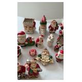Eclectic "Santas Through the Decades" Multi-Style Holiday Lot - 30+ Pieces