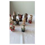 Father Christmas Multi-Style Figurine Lot - 20+ Piece International & Folk Art Set