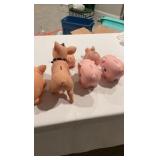 Vintage Vinyl "Soft Touch" Promotional Piggy Bank Collection - Babe & Banks