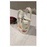 Vintage Specialty Coin Banks: Wells Fargo Stagecoach & Hand-Painted Ceramic Handbag