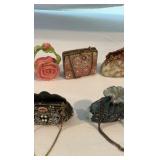 Huge Designer-Style Miniature Purse Collection - 27 Piece Jeweled & Textured Resin Set