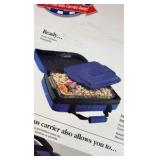 Anchor Hocking “Carry-Outs” 3-Piece Insulated Food Carrier Set – Blue – New in Box