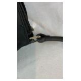 Calvin Klein Black Nylon Crossbody Bag – Gold Tone Hardware – Sleek Minimalist Design