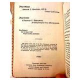 Vintage never used bridal book, coupled with vintage earrings