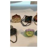 Huge Designer-Style Miniature Purse Collection - 27 Piece Jeweled & Textured Resin Set