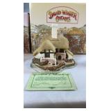 David Winter Cottages Collection – 4 Piece Hand-Painted Set – Includes Tudor Manor & The Pavilion