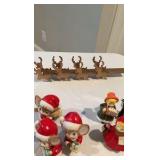 Vintage Character Christmas Collection: Homco Santa Mice, Garfield & Holiday Carolers