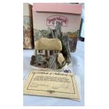 David Winter Cottages Collection – 4 Piece Hand-Painted Set – Includes Tudor Manor & The Pavilion