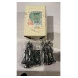 Enesco Cherished Teddies "Santa Express" 6-Piece Train & Decor Set - Boxed