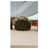 Complete Collection of Miniature Purse Figurines - 22 Piece "Just the Right Style" Textured Resin Set