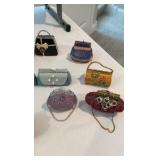 Huge Designer-Style Miniature Purse Collection - 27 Piece Jeweled & Textured Resin Set
