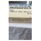 Retro & Collector Board Game Lot – Berkshire Hathaway Monopoly, Anti-Monopoly, & Rummy Royal
