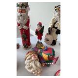 Eclectic "Santas Through the Decades" Multi-Style Holiday Lot - 30+ Pieces