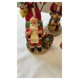 Father Christmas Multi-Style Figurine Lot - 20+ Piece International & Folk Art Set