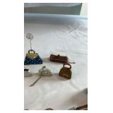 Huge Lot of 20+ Miniature Collectible Purses & Trinket Boxes - Fashion Themes