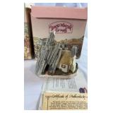 David Winter Cottages Collection – 4 Piece Hand-Painted Set – Includes Tudor Manor & The Pavilion