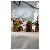 Vintage Holiday Small Items Lot – Coca-Cola Magnets, Wind Chimes, & Musical Bears – 18+ Piece Collection