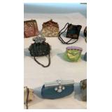 Huge Designer-Style Miniature Purse Collection - 27 Piece Jeweled & Textured Resin Set