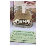 David Winter Cottages Collection – 4 Piece Hand-Painted Set – Includes Tudor Manor & The Pavilion
