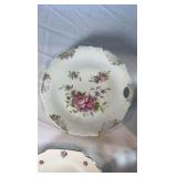 Vintage Fine China & Serving Lot – Signature Collection “Coronet” 43-Piece Service + W.S. George Platter