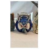 Vintage Hand-Painted Resin Trinket Box Collection – 15 Piece Textured Miniature Purse Set