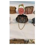 Huge Designer-Style Miniature Purse Collection - 27 Piece Jeweled & Textured Resin Set