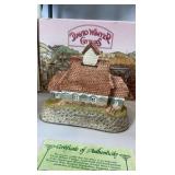 David Winter Cottages Collection – 4 Piece Hand-Painted Set – Includes Tudor Manor & The Pavilion