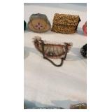 Huge Designer-Style Miniature Purse Collection - 27 Piece Jeweled & Textured Resin Set