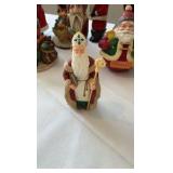 Father Christmas Multi-Style Figurine Lot - 20+ Piece International & Folk Art Set