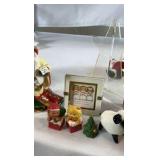 Vintage Holiday Small Items Lot – Coca-Cola Magnets, Wind Chimes, & Musical Bears – 18+ Piece Collection