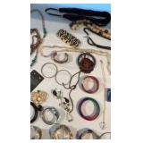 Large Vintage & Contemporary Costume Jewelry Collection - Watches, Necklaces, Bracelets