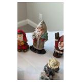 Father Christmas Multi-Style Figurine Lot - 20+ Piece International & Folk Art Set