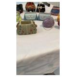 Huge Designer-Style Miniature Purse Collection - 27 Piece Jeweled & Textured Resin Set