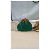 Complete Collection of Miniature Purse Figurines - 22 Piece "Just the Right Style" Textured Resin Set