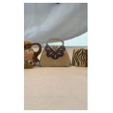 Complete Collection of Miniature Purse Figurines - 22 Piece "Just the Right Style" Textured Resin Set