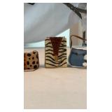 Complete Collection of Miniature Purse Figurines - 22 Piece "Just the Right Style" Textured Resin Set