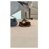 Complete Collection of Miniature Purse Figurines - 22 Piece "Just the Right Style" Textured Resin Set