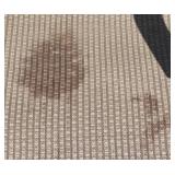 Garden Oasis Living Outdoors Five Patio Chairs & One Swivel Chair- Beige Woven Fabric, Black Metal Frames