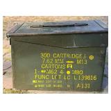 Vintage Gas Mask & Military Ammo Box